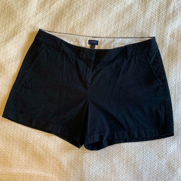 😎 J Crew - Black Shorts 4.5 in inseam Size 12 - Picture 6 of 9